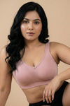 Zivame True Curv Double Layered Non Wired Full Coverage Super Support Bra - Silver Pink — thumbnail 5